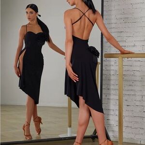 Zym Dance Style dress with flower design